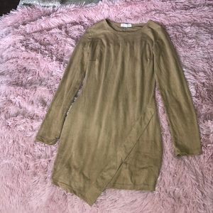 Long sleeve mini dress